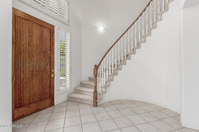 Exquisite two-story residence on golf course lot with 3-car on Las Sendas Golf Club in Arizona - for sale on GolfHomes.com, golf home, golf lot