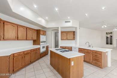 Exquisite two-story residence on golf course lot with 3-car on Las Sendas Golf Club in Arizona - for sale on GolfHomes.com, golf home, golf lot