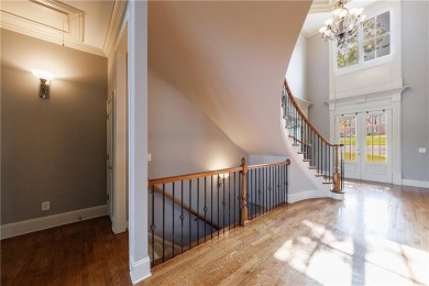 Discover this exceptional executive home situated on a serene 1 on Trophy Club of Apalachee in Georgia - for sale on GolfHomes.com, golf home, golf lot