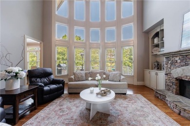 Discover this exceptional executive home situated on a serene 1 on Trophy Club of Apalachee in Georgia - for sale on GolfHomes.com, golf home, golf lot