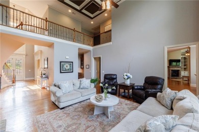 Discover this exceptional executive home situated on a serene 1 on Trophy Club of Apalachee in Georgia - for sale on GolfHomes.com, golf home, golf lot