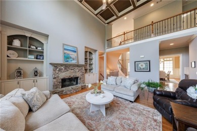 Discover this exceptional executive home situated on a serene 1 on Trophy Club of Apalachee in Georgia - for sale on GolfHomes.com, golf home, golf lot