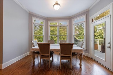 Discover this exceptional executive home situated on a serene 1 on Trophy Club of Apalachee in Georgia - for sale on GolfHomes.com, golf home, golf lot