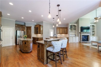 Discover this exceptional executive home situated on a serene 1 on Trophy Club of Apalachee in Georgia - for sale on GolfHomes.com, golf home, golf lot