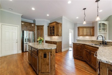 Discover this exceptional executive home situated on a serene 1 on Trophy Club of Apalachee in Georgia - for sale on GolfHomes.com, golf home, golf lot