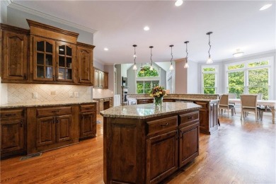 Discover this exceptional executive home situated on a serene 1 on Trophy Club of Apalachee in Georgia - for sale on GolfHomes.com, golf home, golf lot