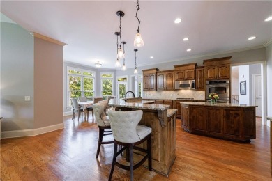 Discover this exceptional executive home situated on a serene 1 on Trophy Club of Apalachee in Georgia - for sale on GolfHomes.com, golf home, golf lot