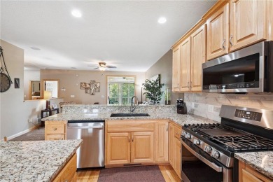 This former model home is privately situated at the end of the on Riverwood National in Minnesota - for sale on GolfHomes.com, golf home, golf lot