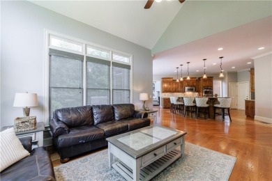 Discover this exceptional executive home situated on a serene 1 on Trophy Club of Apalachee in Georgia - for sale on GolfHomes.com, golf home, golf lot