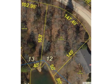 Nice building lot on Lake Bourbon in Terre Du Lac.  50 Ft of on Terre Du Lac Golf and Country Club in Missouri - for sale on GolfHomes.com, golf home, golf lot