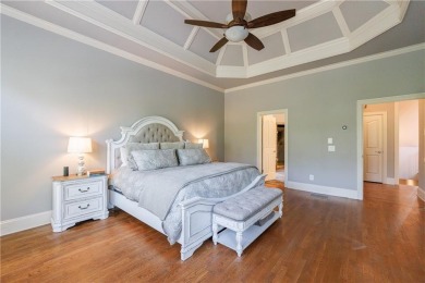 Discover this exceptional executive home situated on a serene 1 on Trophy Club of Apalachee in Georgia - for sale on GolfHomes.com, golf home, golf lot