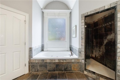 Discover this exceptional executive home situated on a serene 1 on Trophy Club of Apalachee in Georgia - for sale on GolfHomes.com, golf home, golf lot