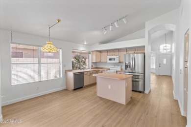 Discover this beautifully updated 3-bedroom, 2-bathroom home in on Arrowhead Country Club in Arizona - for sale on GolfHomes.com, golf home, golf lot