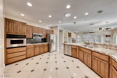 Highly upgraded single-story home nestled in one of Henderson's on Revere Golf Club in Nevada - for sale on GolfHomes.com, golf home, golf lot