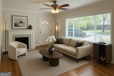 No HOA - Discover the perfect blend of contemporary elegance and on Charlie Yates Golf Course in Georgia - for sale on GolfHomes.com, golf home, golf lot