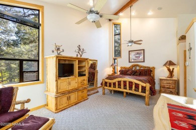 Discover a one-of-a-kind custom residence overlooking Aspen on Aspen Valley Golf Club in Arizona - for sale on GolfHomes.com, golf home, golf lot