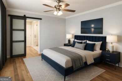 No HOA - Discover the perfect blend of contemporary elegance and on Charlie Yates Golf Course in Georgia - for sale on GolfHomes.com, golf home, golf lot