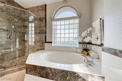 Highly upgraded single-story home nestled in one of Henderson's on Revere Golf Club in Nevada - for sale on GolfHomes.com, golf home, golf lot