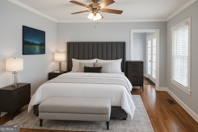 No HOA - Discover the perfect blend of contemporary elegance and on Charlie Yates Golf Course in Georgia - for sale on GolfHomes.com, golf home, golf lot