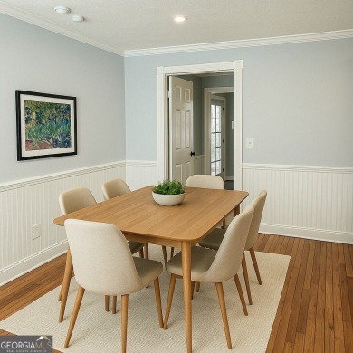 No HOA - Discover the perfect blend of contemporary elegance and on Charlie Yates Golf Course in Georgia - for sale on GolfHomes.com, golf home, golf lot
