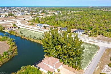 Enjoy beautiful intersecting canal views and a long, peaceful on Burnt Store Golf Club in Florida - for sale on GolfHomes.com, golf home, golf lot