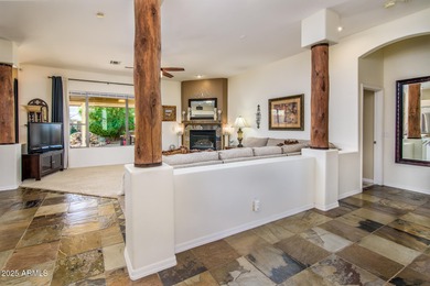 Welcome to this stunning Estrella custom home, situated on 1/2 on Estrella Mountain Ranch Golf Course in Arizona - for sale on GolfHomes.com, golf home, golf lot