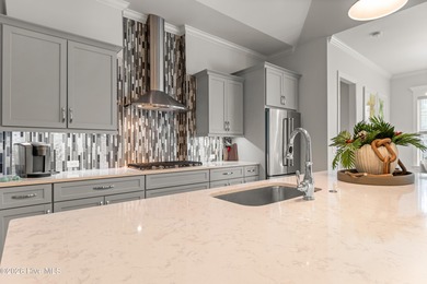 Experience the pinnacle of coastal elegance in this like-new on Members Club At St. James Plantation in North Carolina - for sale on GolfHomes.com, golf home, golf lot