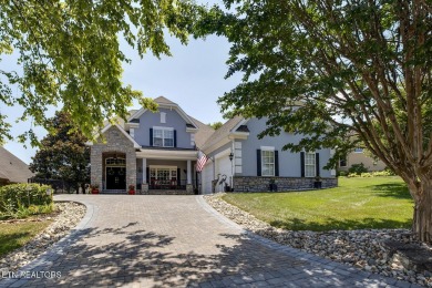 GOLF COURSE, POND, and WATERFALL VIEWS from the back patio on Rarity Bay Country Club - Loudon in Tennessee - for sale on GolfHomes.com, golf home, golf lot