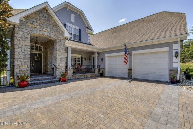 GOLF COURSE, POND, and WATERFALL VIEWS from the back patio on Rarity Bay Country Club - Loudon in Tennessee - for sale on GolfHomes.com, golf home, golf lot