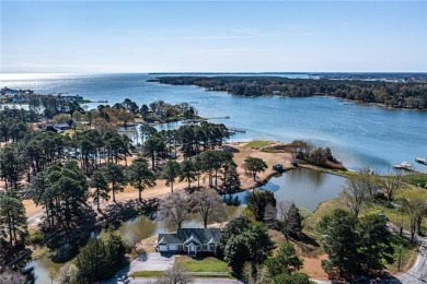 This thoughtfully designed, one-level charmer offers stunning on Indian Creek Yacht and Country Club in Virginia - for sale on GolfHomes.com, golf home, golf lot