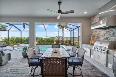 Step into luxury living in this exquisite 3-bedroom plus den on Babcock National Golf Course in Florida - for sale on GolfHomes.com, golf home, golf lot