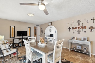 This beautifully updated home is situated on one of the larger on Sunland Village East Golf Course in Arizona - for sale on GolfHomes.com, golf home, golf lot