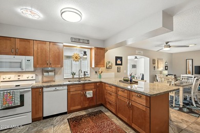 This beautifully updated home is situated on one of the larger on Sunland Village East Golf Course in Arizona - for sale on GolfHomes.com, golf home, golf lot