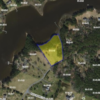 One of two remaining waterfront building lots available in Red on Eastern Shore Yacht and Country Club in Virginia - for sale on GolfHomes.com, golf home, golf lot