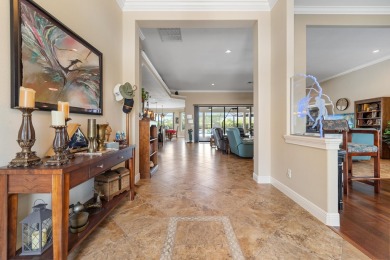This exceptional waterfront pool home located in the on Sun n Lake Golf and Country Club in Florida - for sale on GolfHomes.com, golf home, golf lot