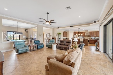 This exceptional waterfront pool home located in the on Sun n Lake Golf and Country Club in Florida - for sale on GolfHomes.com, golf home, golf lot