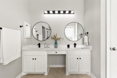 Refined one story residence in prestigious Lantana, showcasing a on Lantana Golf Club in Texas - for sale on GolfHomes.com, golf home, golf lot