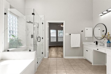 Refined one story residence in prestigious Lantana, showcasing a on Lantana Golf Club in Texas - for sale on GolfHomes.com, golf home, golf lot