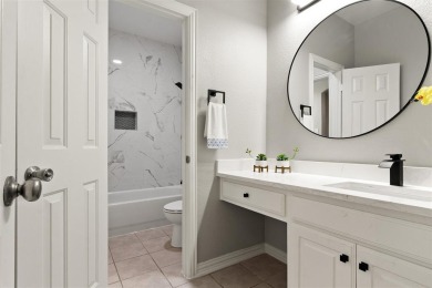 Refined one story residence in prestigious Lantana, showcasing a on Lantana Golf Club in Texas - for sale on GolfHomes.com, golf home, golf lot