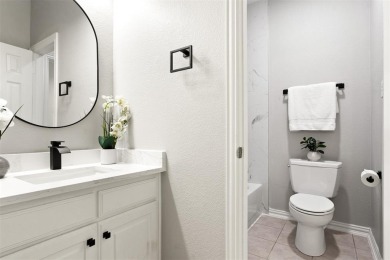 Refined one story residence in prestigious Lantana, showcasing a on Lantana Golf Club in Texas - for sale on GolfHomes.com, golf home, golf lot