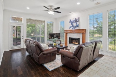 Situated on an oversized waterfront lot within the zero lot line on Hackberry Creek Country Club in Texas - for sale on GolfHomes.com, golf home, golf lot