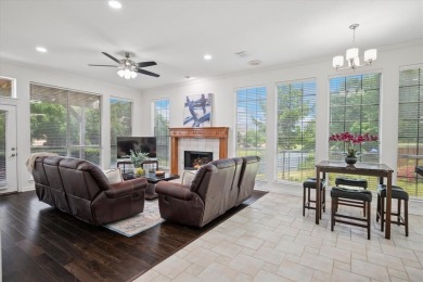 Situated on an oversized waterfront lot within the zero lot line on Hackberry Creek Country Club in Texas - for sale on GolfHomes.com, golf home, golf lot