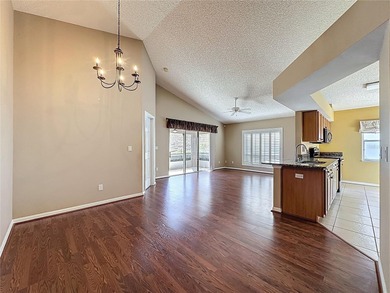 Canterbury model on a sloped golf course lot. that is heading to on Kings Ridge Golf Club in Florida - for sale on GolfHomes.com, golf home, golf lot