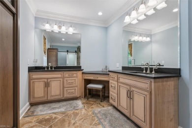 This 2019 custom-built home offers a luxurious  modern living on Fords Colony Country Club in Virginia - for sale on GolfHomes.com, golf home, golf lot