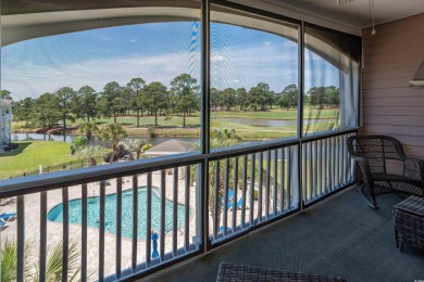 Gorgeous views of the golf course/lake area and pool area from on Myrtlewood Golf Course and Club  in South Carolina - for sale on GolfHomes.com, golf home, golf lot