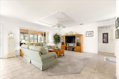 Discover this well-maintained 2 bedroom, 2 bath home plus a den on Eagle Ridge At Spruce Creek Country Club in Florida - for sale on GolfHomes.com, golf home, golf lot