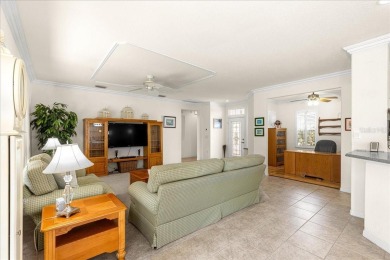 Discover this well-maintained 2 bedroom, 2 bath home plus a den on Eagle Ridge At Spruce Creek Country Club in Florida - for sale on GolfHomes.com, golf home, golf lot
