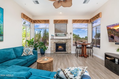 Step into this exquisite single-story home nestled on a coveted on Talon at Grayhawk Golf Course in Arizona - for sale on GolfHomes.com, golf home, golf lot