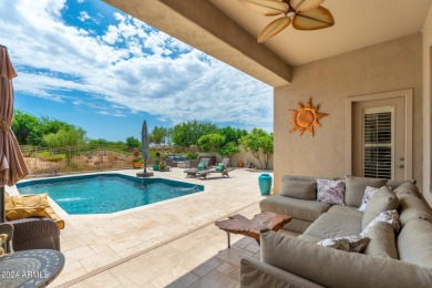 Step into this exquisite single-story home nestled on a coveted on Talon at Grayhawk Golf Course in Arizona - for sale on GolfHomes.com, golf home, golf lot