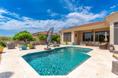 Step into this exquisite single-story home nestled on a coveted on Talon at Grayhawk Golf Course in Arizona - for sale on GolfHomes.com, golf home, golf lot